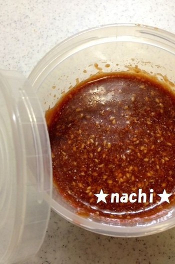 我が家のビビンバのタレ