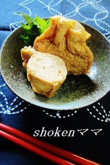 鶏ひき肉の巾着煮（お弁当にも）