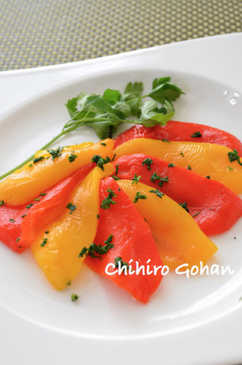 焼きパプリカのマリネ