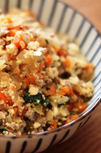 【砂糖不使用】野菜たっぷり！簡単炒り豆腐