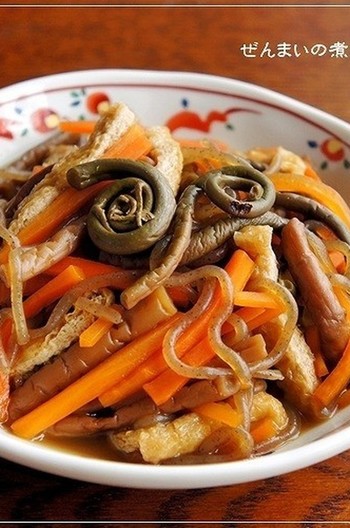 我が家の常備菜３ ぜんまいの煮物