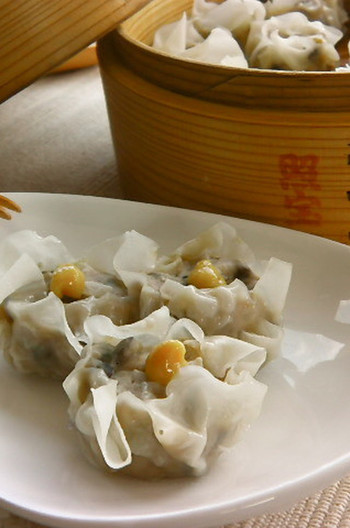 夏の定番 なす入りシュウマイ