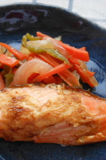 鮭の味噌マヨネーズ焼き