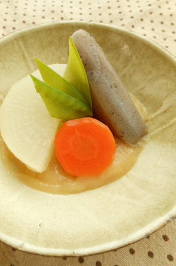 さっぱり柚子味噌かけ