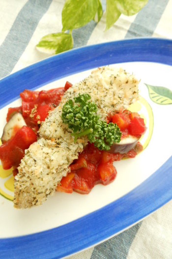 鯛の地中海風香草焼