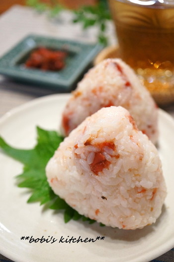 梅おかかおにぎり