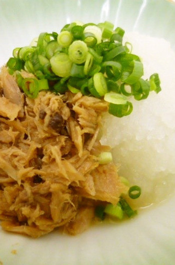 カツオフレークとおろし大根