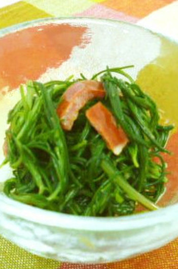 シャリシャリおかひじきのマヨサラダ