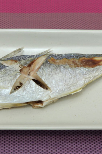 鯵の塩焼き♫
