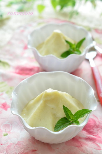 メロンとバナナの爽やかスムージー