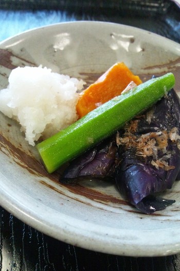 冷やし夏野菜の揚げ浸し
