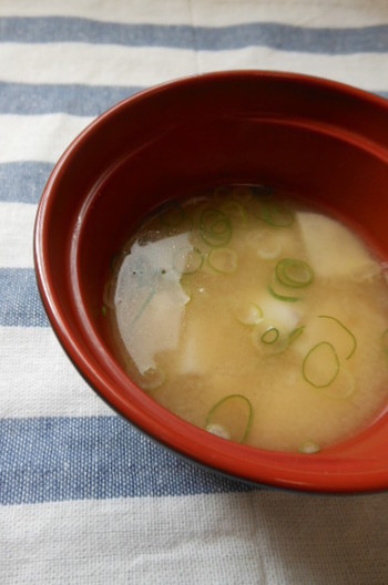里芋の味噌汁