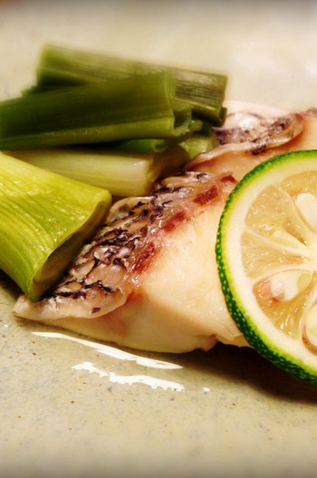 レンジで簡単 鯛の酒蒸し