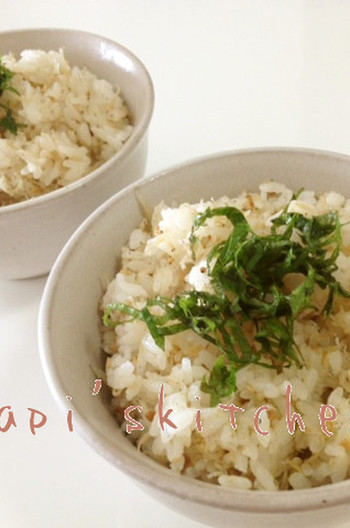 しらす問屋さんおすすめのじゃこ飯