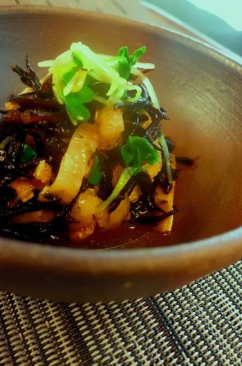 ひじきの梅和え