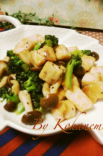 めかじきのソテー ガリバタ醤油味