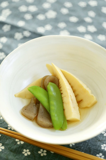 筍と蒟蒻の炊き合わせ煮