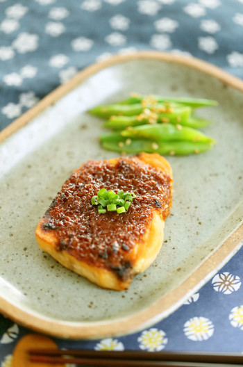 めかじきにぴったり 甘め味付け葱味噌焼き