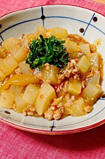 簡単 塩麹で麻婆大根