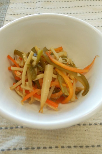 たけのこの炒め物