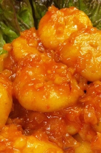 おからでモチモチ旨い 節約エビチリ風