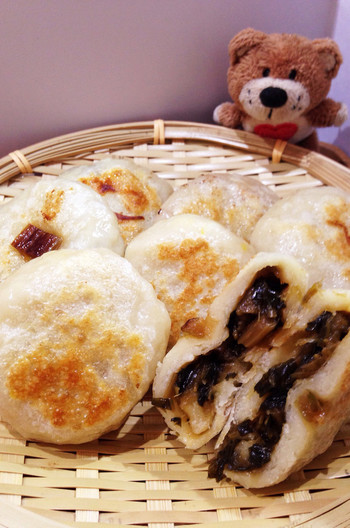 私の信州おやき(野沢菜ver.)