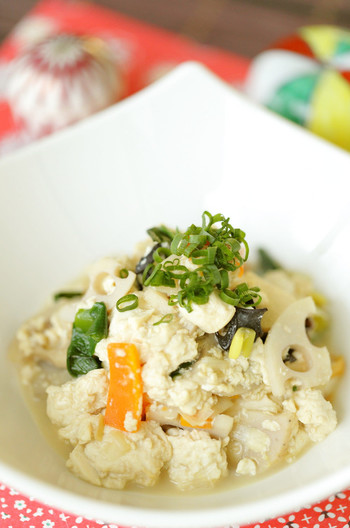 中華風炒り豆腐