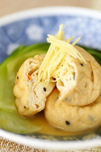 青梗菜とがんもの煮物