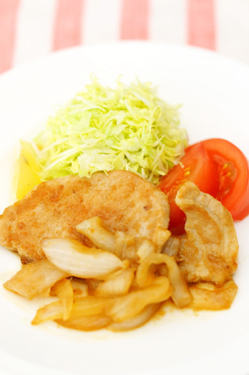 定食屋風 豚肉の生姜焼き