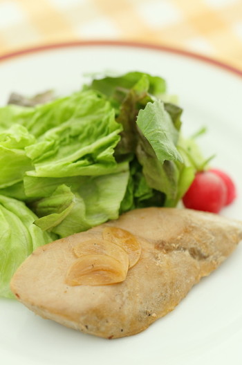 マグロのソイソースガーリックステーキ