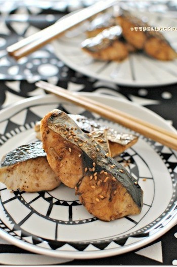 さわらのバルサミコ照り焼き