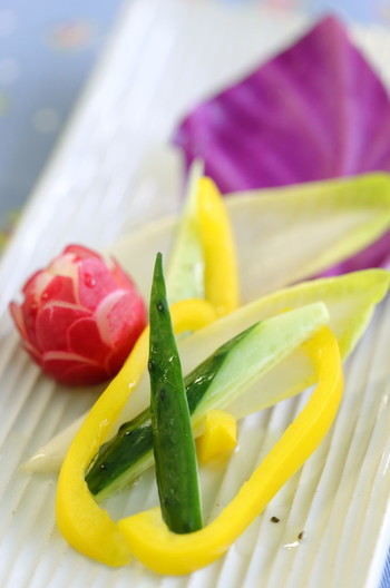 彩り野菜パレット仕立て