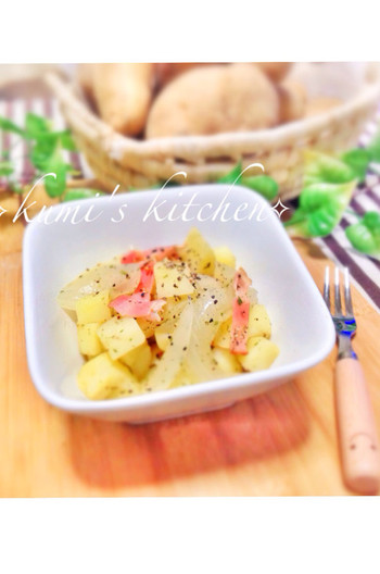 火を使わずジャーマンポテト風 ノンオイル