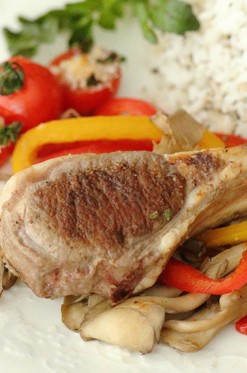 ラムチョップソテー✭もりっと付け合せと