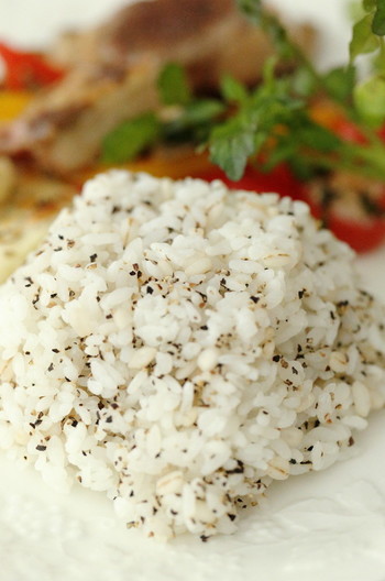 ぴりっとやみつき♠ブラックペッパーライス