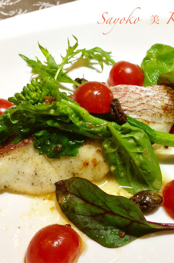 鯛の白ワイン蒸し