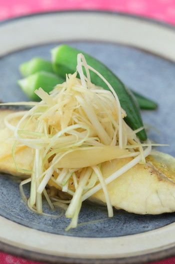 すずきの香味ねぎのっけ