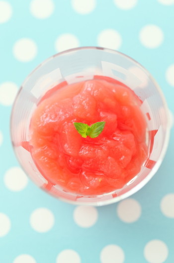 手作りすいかシャーベット❄