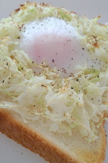 速攻 朝ご飯 巣ごもり卵トースト