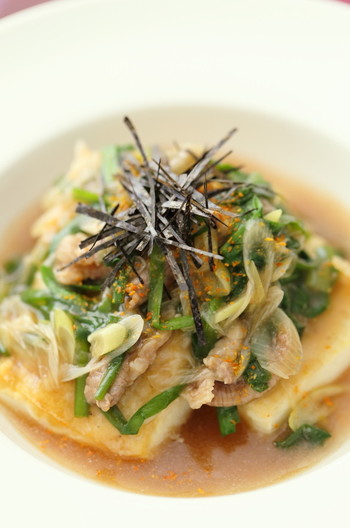 和風ピリ辛 豆腐ステーキ