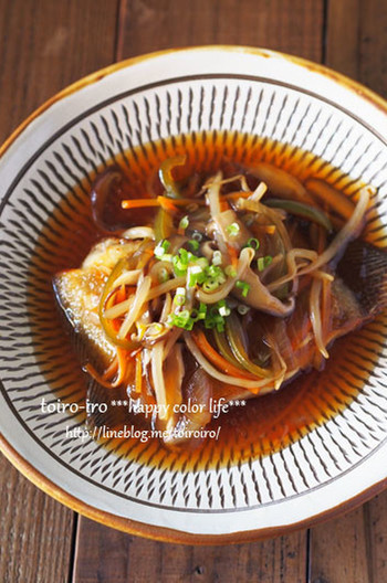 野菜も摂れる カレイの中華風あんかけ