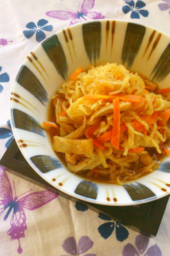 レンジで簡単 切り干し大根の煮物