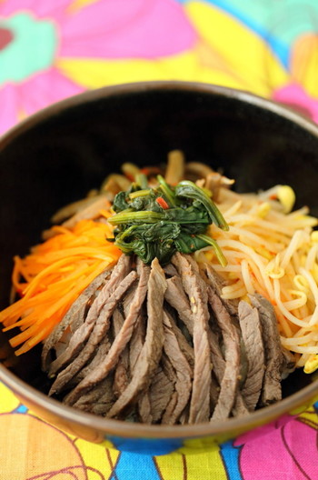 たっぷり野菜のビビンバ