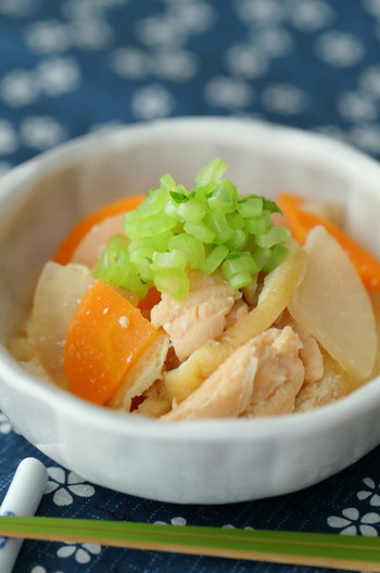 鮭缶でお手軽粕煮