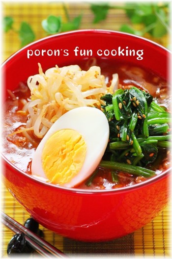 とろ～り熱々 ピリ辛あんかけピビンうどん