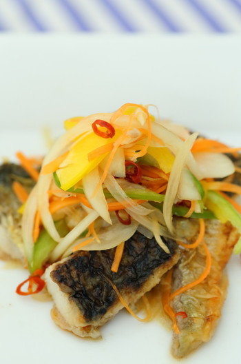 米粉でからっと❢焼きニシン南蛮