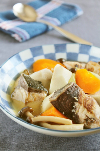 ブリの和風塩麹ポトフ