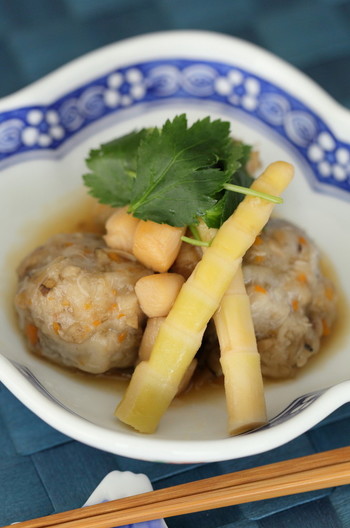 手作り海老芋まんじゅうの煮物