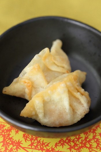 さっくり揚がった柿スナック