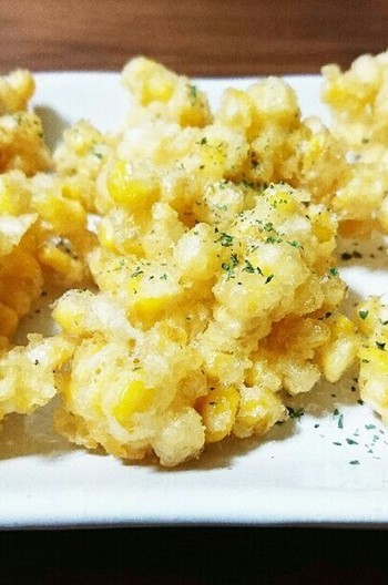 簡単 サクサク コーンかき揚げ